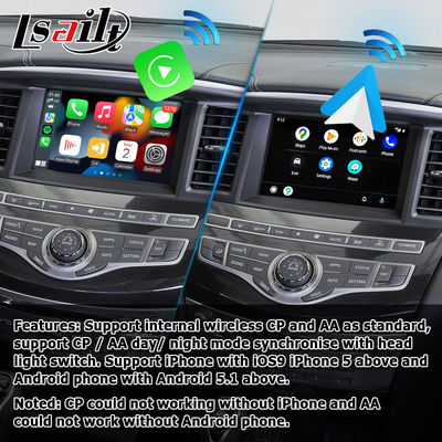 इनफिनिटी QX60 JX35 2013-2016 IT06 के लिए एचडी मल्टी फिंगर टच स्क्रीन कारप्ले एंड्रॉइड ऑटो अपग्रेड