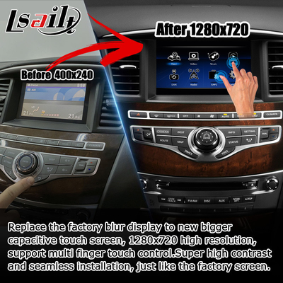 इनफिनिटी QX60 JX35 2013-2016 IT06 के लिए एचडी मल्टी फिंगर टच स्क्रीन कारप्ले एंड्रॉइड ऑटो अपग्रेड