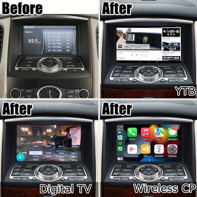 इनफिनिटी QX50 EX EX35 EX25 EX37 निसान स्काईलाइन क्रॉसओवर एंड्रॉइड एचडी स्क्रीन कारप्ले एंड्रॉइड ऑटो अपग्रेड