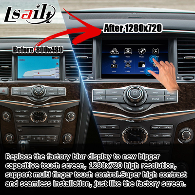 इनफिनिटी QX80 QX56 Z62 कारप्ले एंड्रॉइड ऑटो मल्टी फिंगर एचडी टच स्क्रीन upgarde IT08