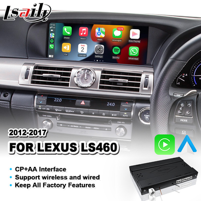 लेक्सस LS 460 600h LS460 F-स्पोर्ट AWD 2012-2017 के लिए वायरलेस एंड्रॉइड ऑटो कारप्ले इंटरफ़ेस