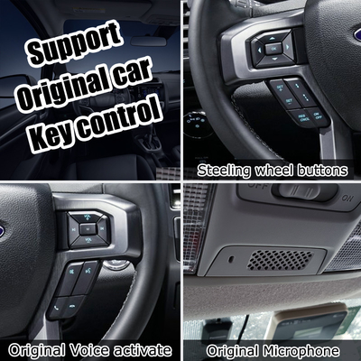 Ford SYNC3 कारों के लिए 64GB Android मल्टीमीडिया वीडियो इंटरफ़ेस AI बॉक्स