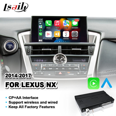 लेक्सस NX300H NX200T NX 300h 2014-2017 के लिए वायरलेस Android ऑटो कारप्ले इंटरफ़ेस