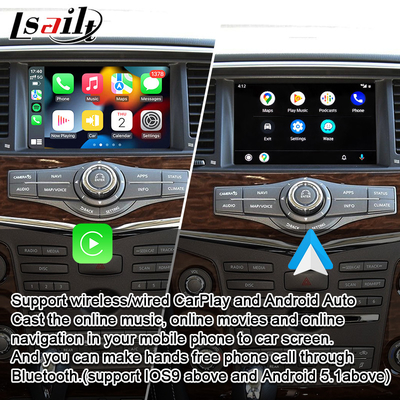 Android Auto के साथ Nissan Armada, Quest, Pathfinder के लिए Lsailt CarPlay इंटरफ़ेस, मूल स्क्रीन को अपग्रेड करें