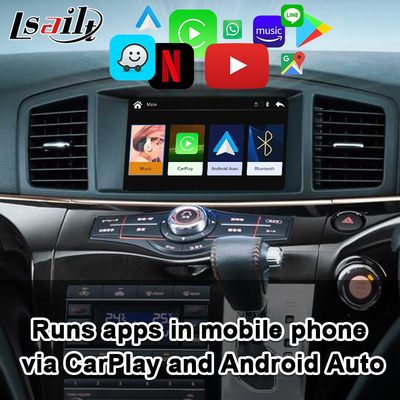 Android Auto, YouTube, Elgrand, Patrol, Armada, Pathfinder के लिए Spotify के साथ Nissan CarPlay इंटरफ़ेस