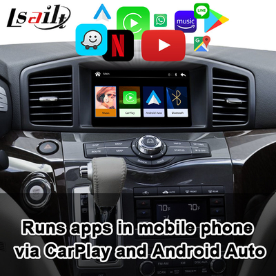 YouTube, Android Auto के साथ Nissan Quest, Patrol, Armada, Infiniti QX के लिए वायरलेस CarPlay इंटरफ़ेस