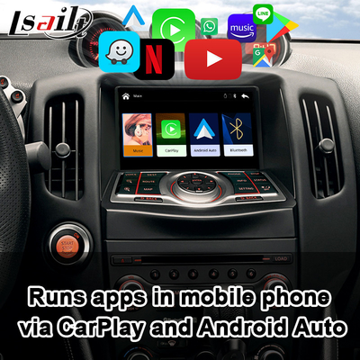 Nissan 370Z पाथफाइंडर Infiniti QX सपोर्ट रियर कैमरों के लिए Android Auto CarPlay इंटरफ़ेस