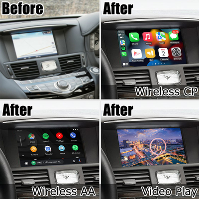 Lsailt द्वारा Infiniti Q70 वायरलेस कारप्ले एंड्रॉइड ऑटो फोन स्क्रीन मिररिंग प्रोजेक्शन मीडिया बॉक्स