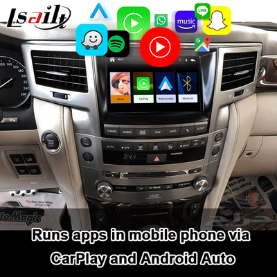 वायरलेस Android Auto, Google मानचित्र के साथ LX570 2013-2015 GX460 के लिए लेक्सस कारप्ले इंटरफ़ेस