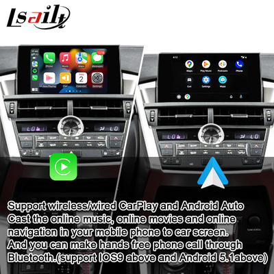लेक्सस NX NX200t NX300h Android Auto, मिरर लिंक, HiCar, CarLife के लिए वायरलेस कारप्ले इंटरफ़ेस