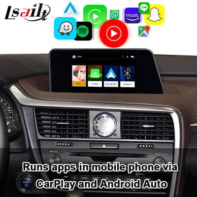 Android Auto, मिरर लिंक, Google मानचित्र के साथ Lexus RX RX200T RX350 के लिए Lsailt CarPlay इंटरफ़ेस