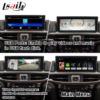 लेक्सस LX LX570 LX460d 2017-2022 कैमरा वीडियो इंटरफेस के लिए वायरलेस कारप्ले डिकोडर