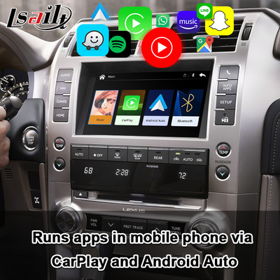 वायरलेस एंड्रॉइड ऑटो के साथ लेक्सस GX460 2014-2021 LX570 RX NX के लिए प्लग एंड प्ले कारप्ले इंटरफ़ेस