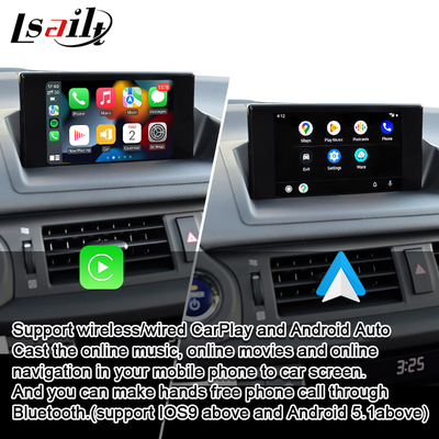 Android Auto, Google मानचित्र के साथ Lexus CT200 2013-2022 के लिए Lsailt वायरलेस कारप्ले मॉड्यूल