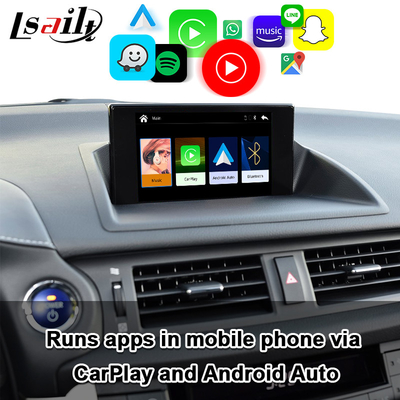 Android Auto, Google मानचित्र के साथ Lexus CT200 2013-2022 के लिए Lsailt वायरलेस कारप्ले मॉड्यूल