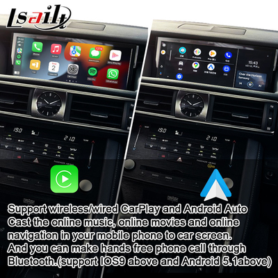Android Auto के साथ लेक्सस IS250 IS350 IS300 कैमरा इंटरफ़ेस के लिए लेक्सस कारप्ले इंटरफ़ेस