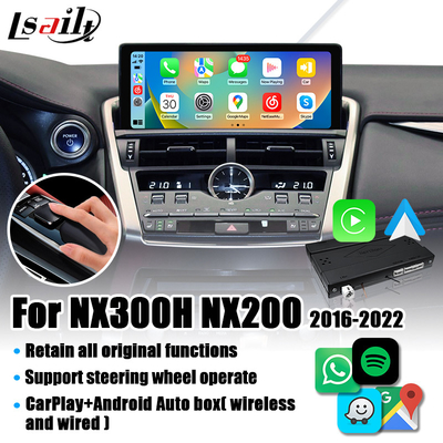 लिनक्स सिस्टम, मिरर लिंक के साथ NX NX200T, NX300h 2016-2022 के लिए Lsailt Lexus CarPlay इंटरफेस