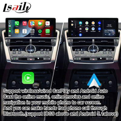लिनक्स सिस्टम, मिरर लिंक के साथ NX NX200T, NX300h 2016-2022 के लिए Lsailt Lexus CarPlay इंटरफेस