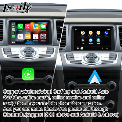 Lsailt द्वारा Linux सिस्टम के साथ निसान मुरानो Z51 2010-2019 Maxima GT-R के लिए CarPlay इंटरफ़ेस