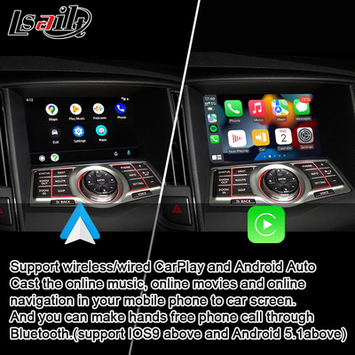 मिरर लिंक के साथ निसान मैक्सिमा 2010-2014 इनफिनिटी के लिए Lsailt Linux CarPlay Android Auto इंटरफ़ेस