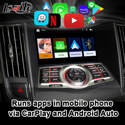 मिरर लिंक के साथ निसान मैक्सिमा 2010-2014 इनफिनिटी के लिए Lsailt Linux CarPlay Android Auto इंटरफ़ेस
