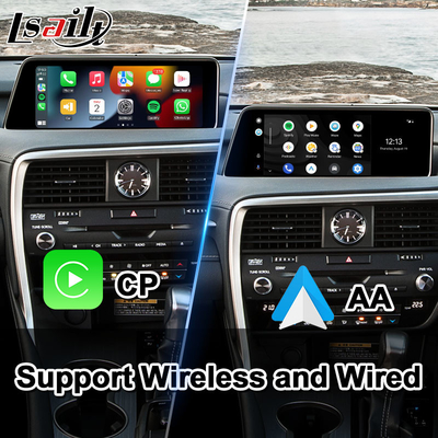 लेक्सस RX350 RX450h RX200t RX350L RX450L RX AL20 2016-2019 के लिए Lsailt एंड्रॉइड वीडियो इंटरफ़ेस
