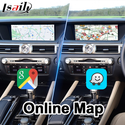 लेक्सस GS300h GS200t GS350 GS450h GSF GS L10 2016-2020 के लिए Lsailt एंड्रॉइड कार मल्टीमीडिया इंटरफ़ेस