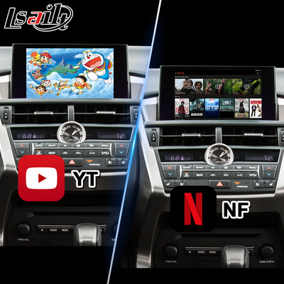 लेक्सस NX300h NX200t NX F-स्पोर्ट टचपैड कंट्रोल 2014-2017 के लिए Lsailt एंड्रॉइड मल्टीमीडिया वीडियो इंटरफ़ेस