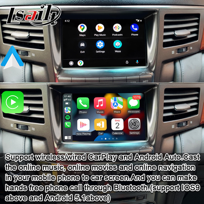 लेक्सस LX570 2013-2015 LX460d GX460 GX400 नेविगेशन एंड्रॉइड ऑटो बॉक्स के लिए वायरलेस कारप्ले इंटरफ़ेस