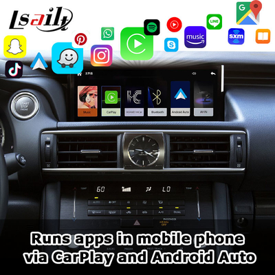 पिन टू पिन Apple CarPlay इंटरफेस के लिए लेक्सस IS IS250 IS350 IS300 IS200t 2013-2021 एंड्रॉइड ऑटो डिकोडर, मिरर लिंक
