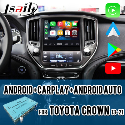 टोयोटा क्राउन के लिए Lsailt CarPlay एंड्रॉयड मल्टीमीडिया वीडियो इंटरफेस, कोई क्षति स्थापना नहीं, यूट्यूब, नेटफ्लिक्स के साथ