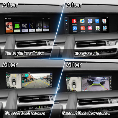 लेक्सस LC500h 2017-वर्तमान NX LX LS GS के लिए वायरलेस CarPlay इंटरफेस एंड्रॉइड ऑटो जीपीएस नेविगेशन