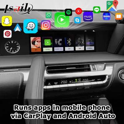 लेक्सस LC500h 2017-वर्तमान NX LX LS GS के लिए वायरलेस CarPlay इंटरफेस एंड्रॉइड ऑटो जीपीएस नेविगेशन