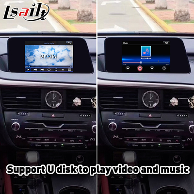 लेक्सस RX350L RX450L RX350 RX450h RX200t RX बटन नियंत्रण 2016-2019 के लिए वायरलेस कारप्ले इंटरफ़ेस