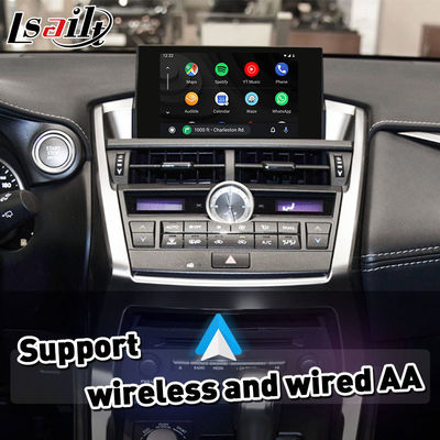 Lsailt / Navihome लेक्सस NX300h NX200t नॉब कंट्रोल 2014-2017 NX ES RX के लिए Android Auto Carplay इंटरफ़ेस