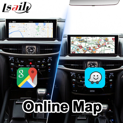 Lsailt एंड्रॉयड कारप्ले मल्टीमीडिया वीडियो इंटरफेस 2016-2021 लेक्सस LX 570 LX570 के लिए