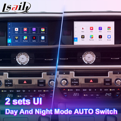 8+128GB Lsailt एंड्रॉयड नेविगेशन वीडियो इंटरफेस के लिए लेक्सस ES 350 300h 250 200 XV60 माउस नियंत्रण 2012-2018