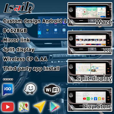 लेक्सस ES300h ES350 ES250 ES200 Android 13 वीडियो इंटरफ़ेस कारप्ले Android ऑटो