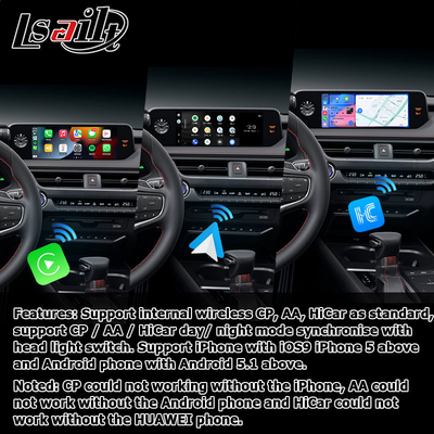 एंड्रॉयड कारप्ले लेक्सस टच स्क्रीन के लिए UX200 UX250h डीएसपी समायोजन एंड्रॉयड ऑटो