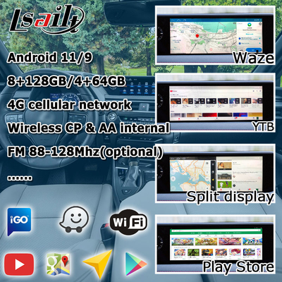 एंड्रॉयड कारप्ले लेक्सस टच स्क्रीन के लिए UX200 UX250h डीएसपी समायोजन एंड्रॉयड ऑटो