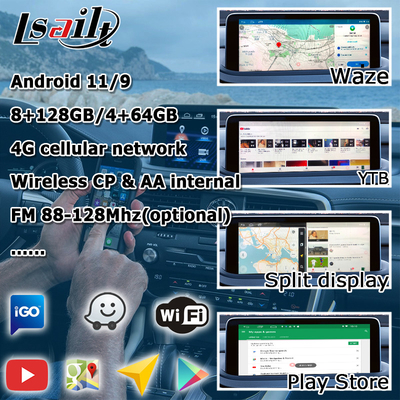 HD 12.3 इंच लेक्सस आरएक्स350 आरएक्स450h एलसेल्ट एंड्रॉयड ऑटो कारप्ले के लिए एंड्रॉयड स्क्रीन उन्नयन