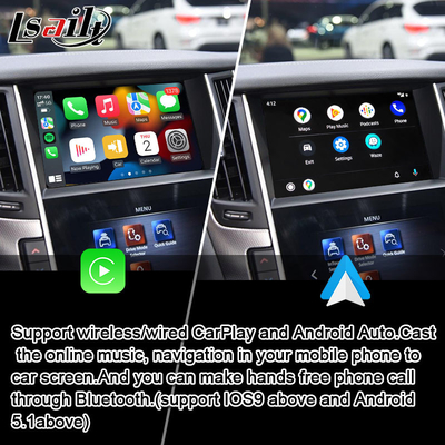 इन्फिनिटी Q50 Q60 2014-2020 कारप्ले इंटरफेस, एंड्रॉइड नेविगेशन बॉक्स के लिए एलसैल्ट एंड्रॉइड इन्फोटेनमेंट मॉड्यूल