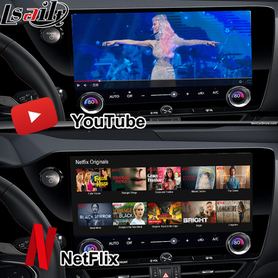 Lsailt क्वालकॉम लेक्सस वीडियो इंटरफेस लेक्सस NX260 NX350H LX RX ES इंफोटेनमेंट इंटरफेस YouTube, नेटफ्लिक्स शामिल
