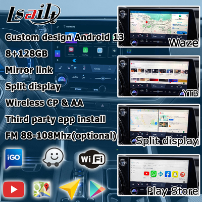 लेक्सस TX550h+ TX350 TX500h ऑक्टा कोर 2.0Ghz 8+128GB कारप्ले के साथ एंड्रॉइड 13 वीडियो इंटरफ़ेस