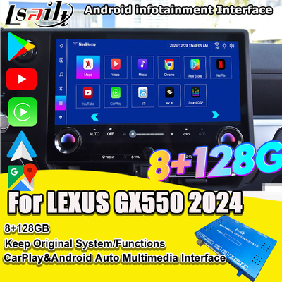 पिन टू पिन एंड्रॉइड इंफोटेनमेंट इंटरफेस लेक्सस GX550 2024 RX NX LX ES के लिए यूट्यूब, नेटफ्लिक्स, गूगल प्ले, वेज शामिल हैं