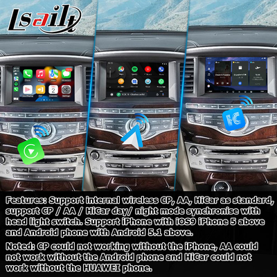 एंड्रॉयड 13 कारप्ले इंटरफ़ेस बॉक्स यैंडेक्स नेवी फॉर इन्फिनिटी QX60 / JX35 क्वालकॉम 8+128 सिस्टम