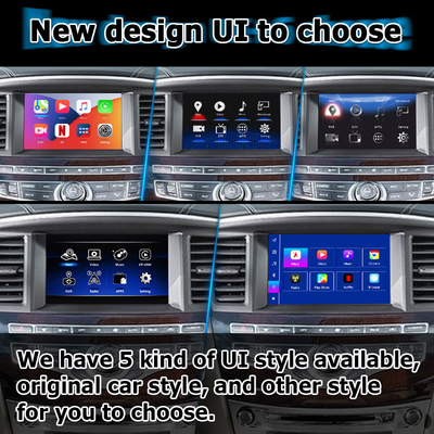 एंड्रॉयड 13 कारप्ले इंटरफ़ेस बॉक्स यैंडेक्स नेवी फॉर इन्फिनिटी QX60 / JX35 क्वालकॉम 8+128 सिस्टम