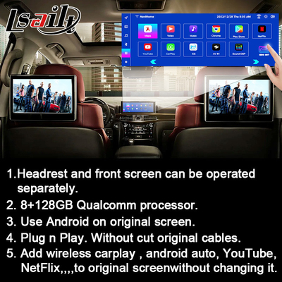 निसान क्वेस्ट 2011-2022 के लिए Lsailt Android 13 स्मार्ट एंड्रॉइड इन्फोटेनमेंट मॉड्यूल वायरलेस कारप्ले, नेटफ्लिक्स का समर्थन करता है