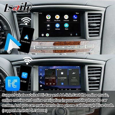 Infiniti QX60 JX35 2011-2020 एकीकृत वायरलेस कारप्ले, एंड्रॉइड ऑटो के लिए Lsailt 8G एंड्रॉइड मल्टीमीडिया इंटरफ़ेस