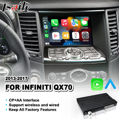 2013-2017 इन्फिनिटी QX70 के लिए एलसैल्ट वायरलेस एंड्रॉयड ऑटो मिररलिंक कारप्ले इंटरफ़ेस
